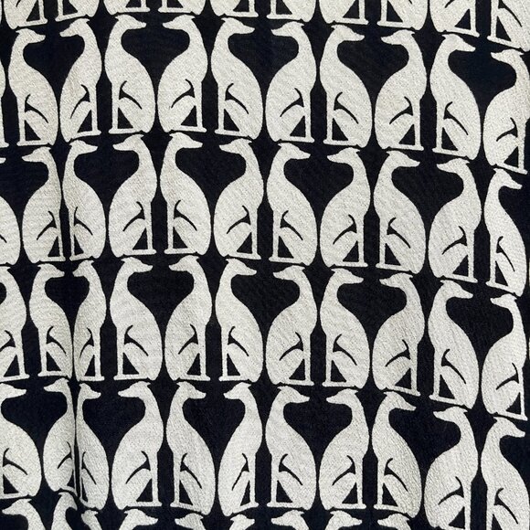 Vintage H&M Black and White Greyhound Patterned Shirt - Picture 3 of 7